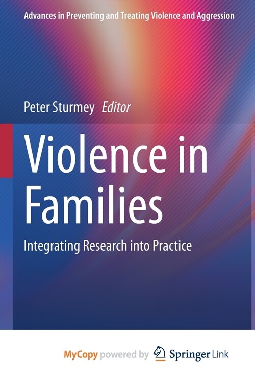 Violence in Families (Paperback)