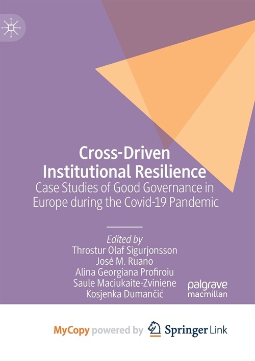 Cross-Driven Institutional Resilience (Paperback)