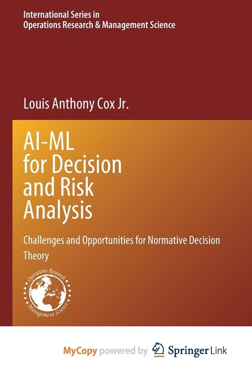 AI-ML for Decision and Risk Analysis (Paperback)