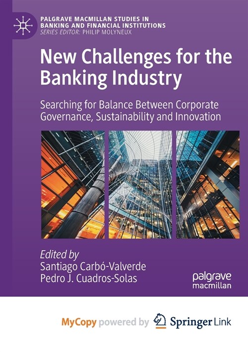New Challenges for the Banking Industry (Paperback)