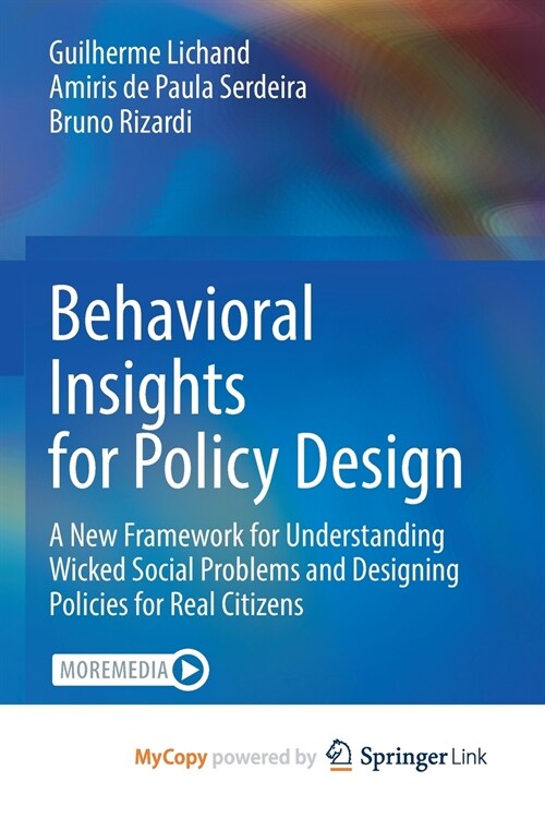 Behavioral Insights for Policy Design (Paperback)