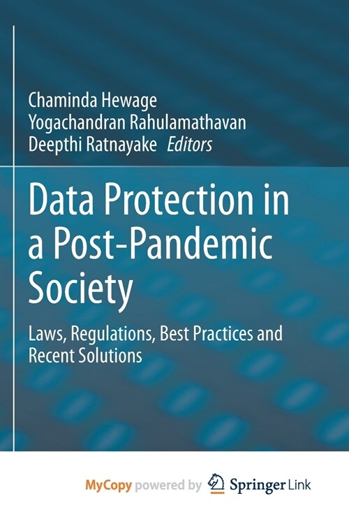 Data Protection in a Post-Pandemic Society (Paperback)