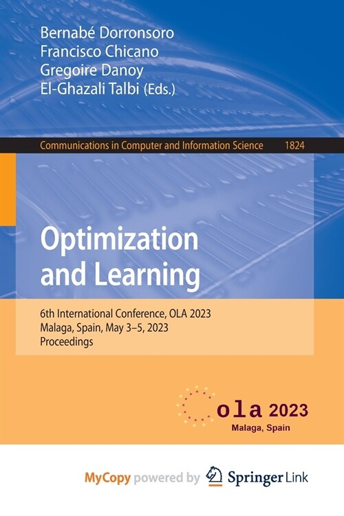 Optimization and Learning (Paperback)