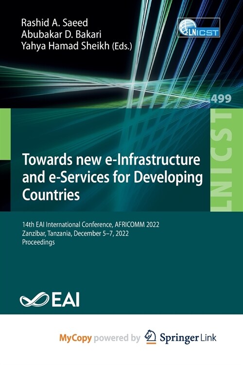 Towards new e-Infrastructure and e-Services for Developing Countries (Paperback)