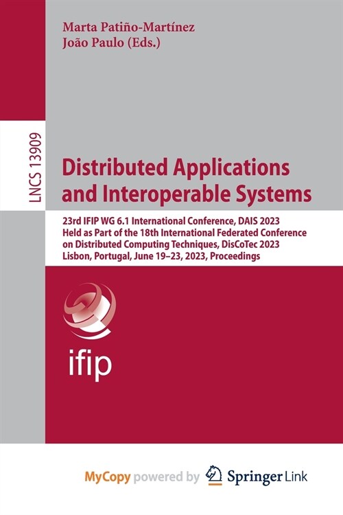 Distributed Applications and Interoperable Systems (Paperback)