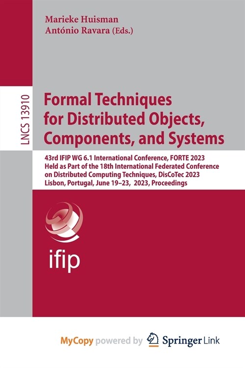 Formal Techniques for Distributed Objects, Components, and Systems (Paperback)