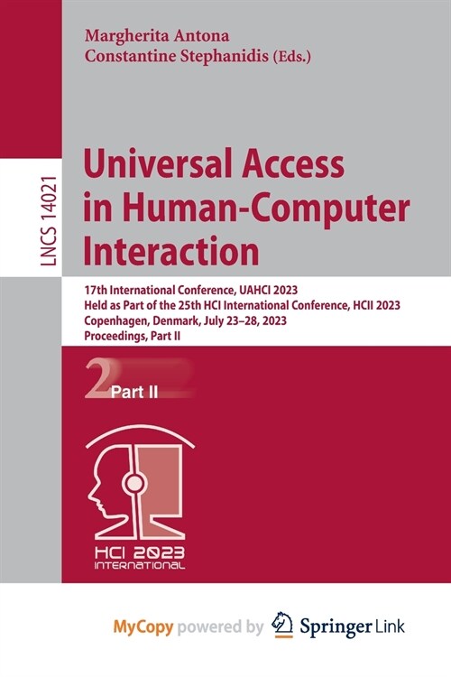 Universal Access in Human-Computer Interaction (Paperback)