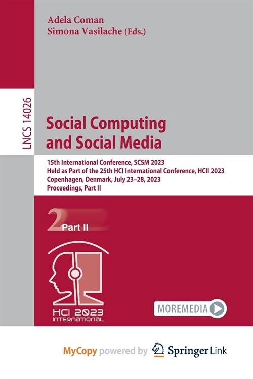 Social Computing and Social Media (Paperback)