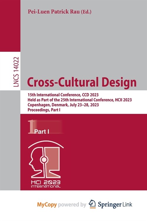 Cross-Cultural Design (Paperback)