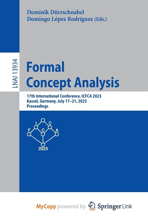 Formal Concept Analysis (Paperback)