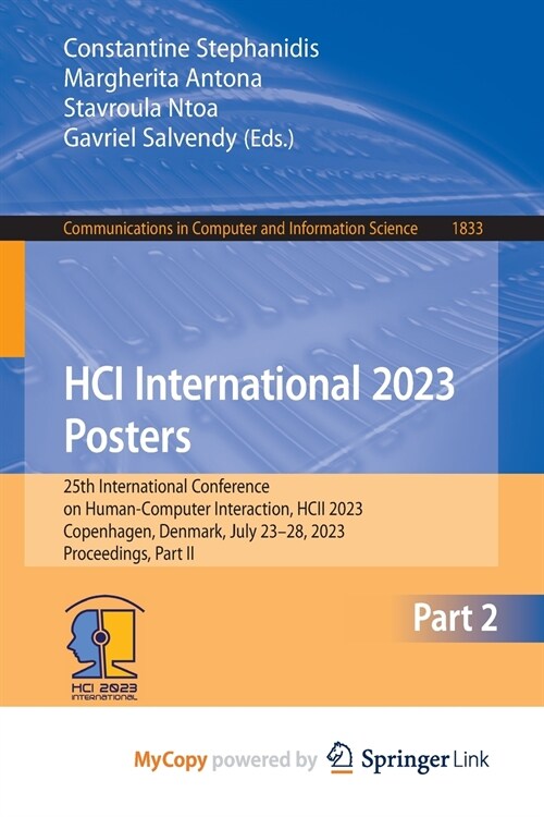 HCI International 2023 Posters (Paperback)