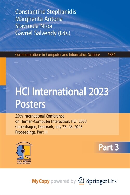 HCI International 2023 Posters (Paperback)