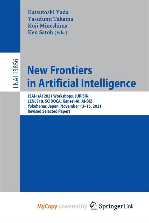 New Frontiers in Artificial Intelligence (Paperback)