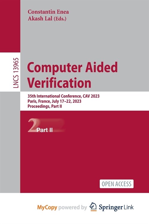 Computer Aided Verification (Paperback)