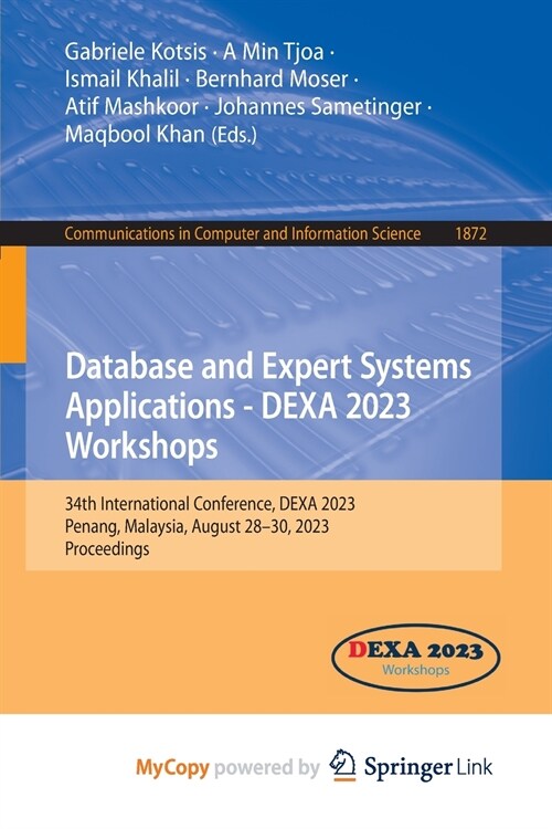 Database and Expert Systems Applications - DEXA 2023 Workshops (Paperback)