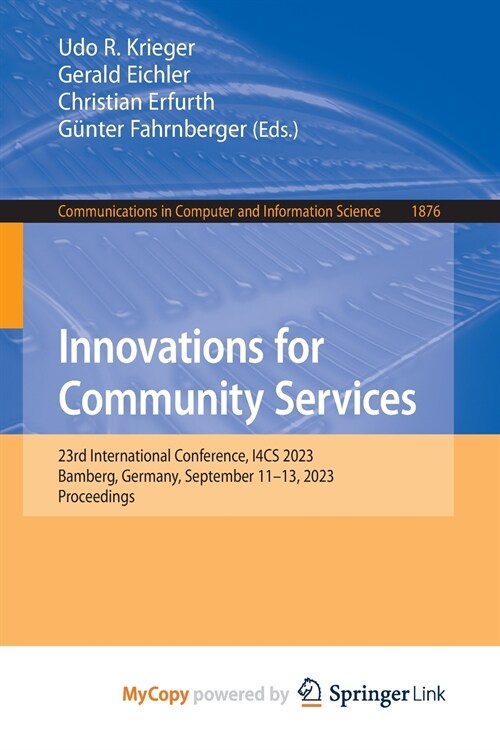 Innovations for Community Services (Paperback)