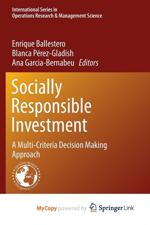 Socially Responsible Investment (Paperback)