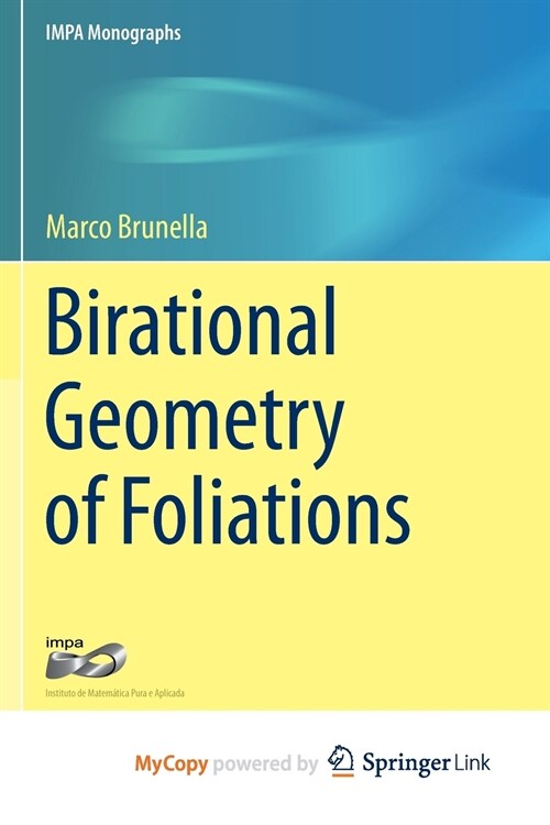 Birational Geometry of Foliations (Paperback)