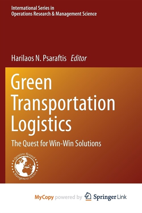 Green Transportation Logistics (Paperback)