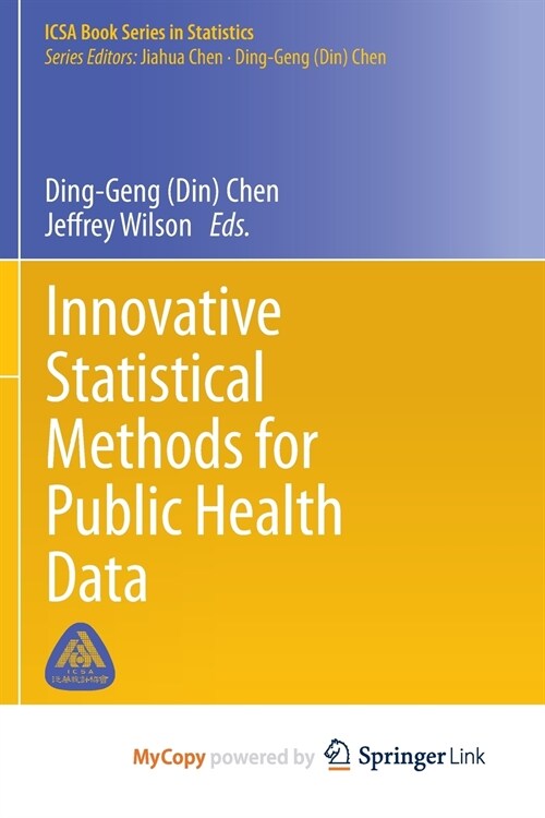 Innovative Statistical Methods for Public Health Data (Paperback)