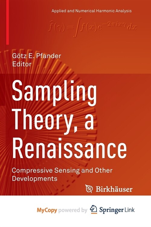 Sampling Theory, a Renaissance (Paperback)