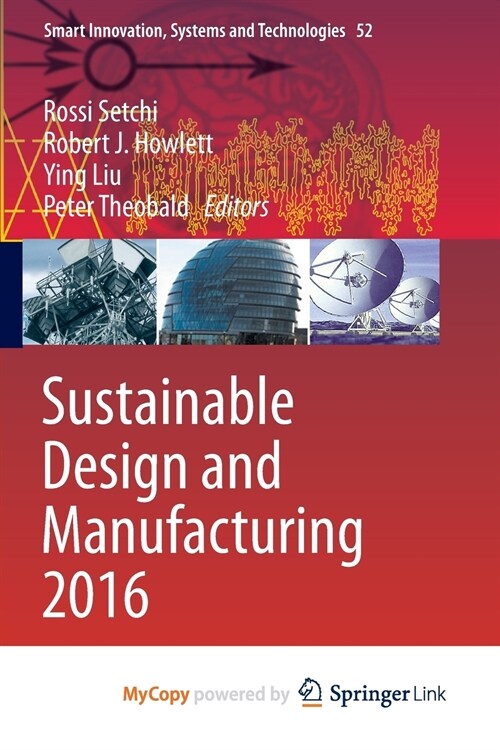 Sustainable Design and Manufacturing 2016 (Paperback)