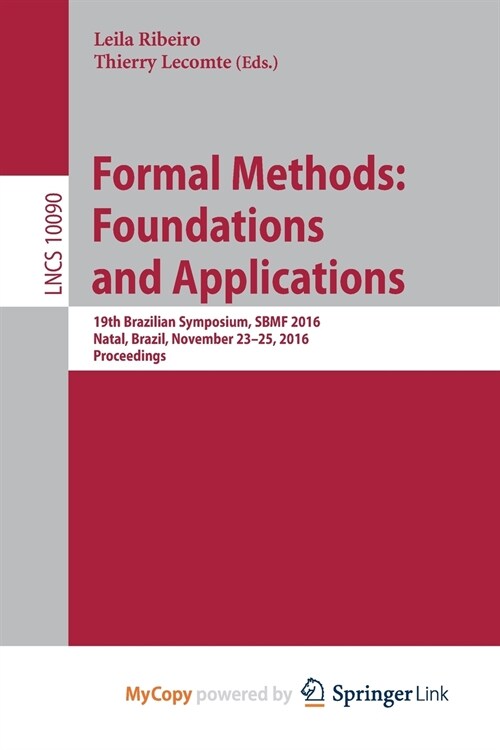 Formal Methods (Paperback)