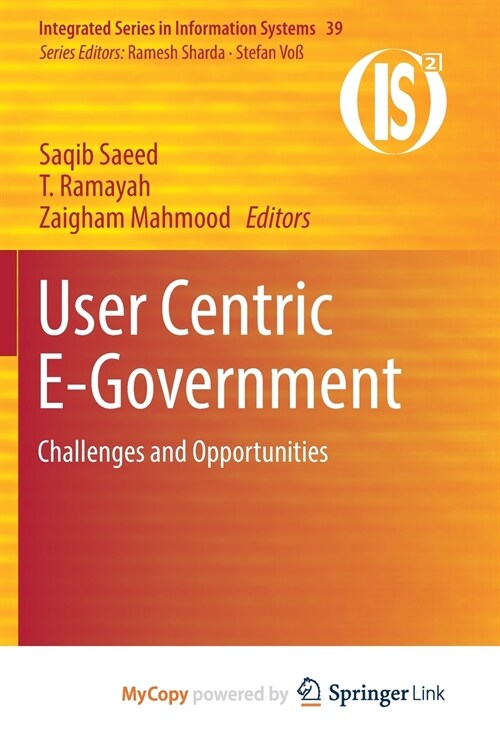 User Centric E-Government (Paperback)