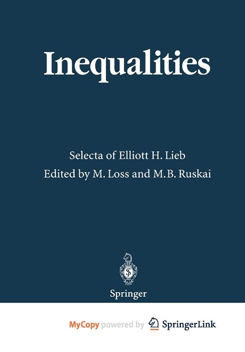 Inequalities (Paperback)