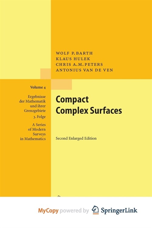 Compact Complex Surfaces (Paperback)