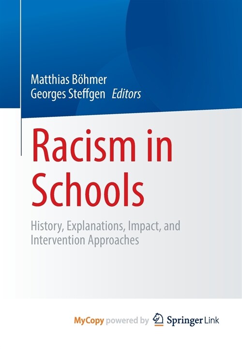 Racism in Schools (Paperback)