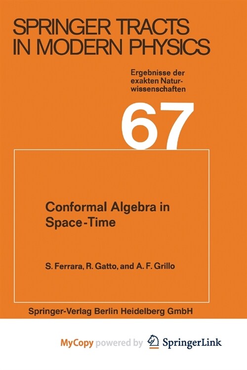 Conformal Algebra in Space-Time and Operator Product Expansion (Paperback)