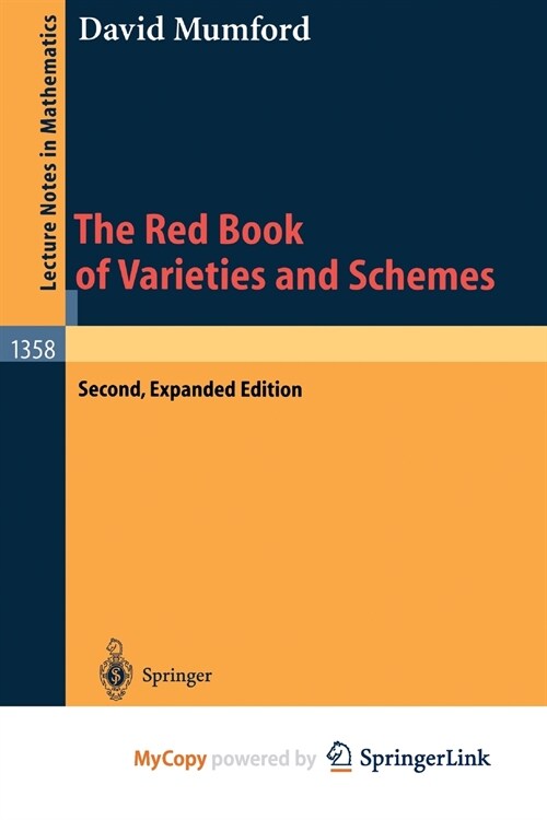 The Red Book of Varieties and Schemes (Paperback)