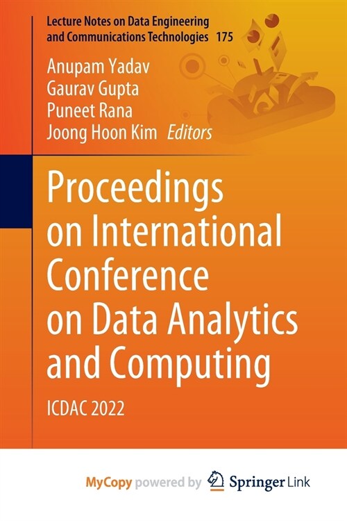 Proceedings on International Conference on Data Analytics and Computing (Paperback)