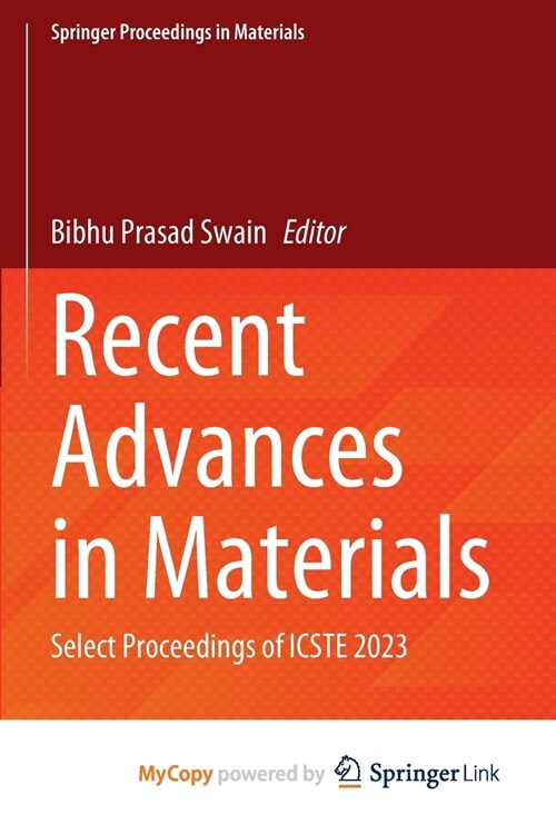 Recent Advances in Materials (Paperback)