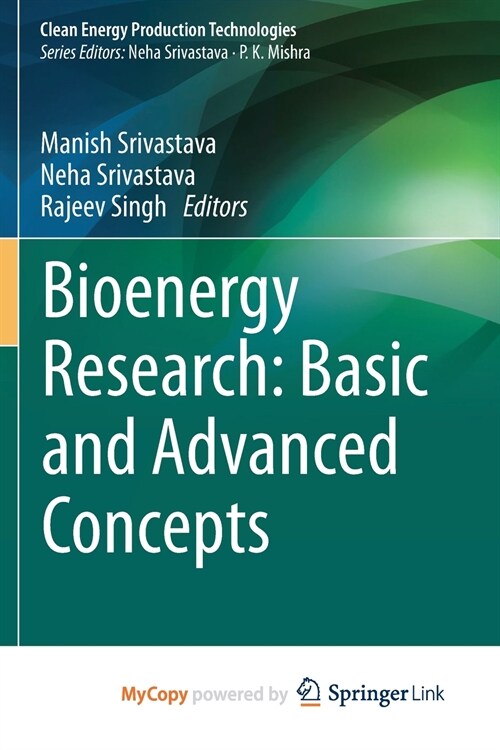 Bioenergy Research (Paperback)