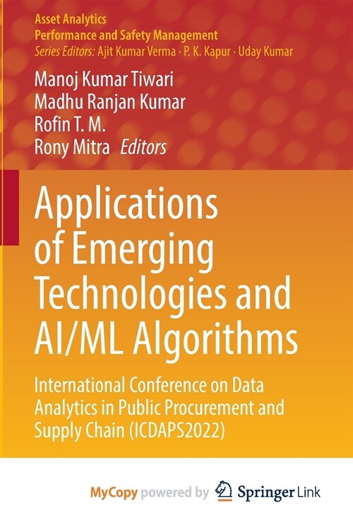 Applications of Emerging Technologies and AI/ML Algorithms (Paperback)