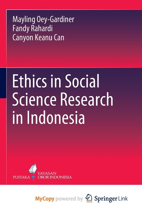 Ethics in Social Science Research in Indonesia (Paperback)