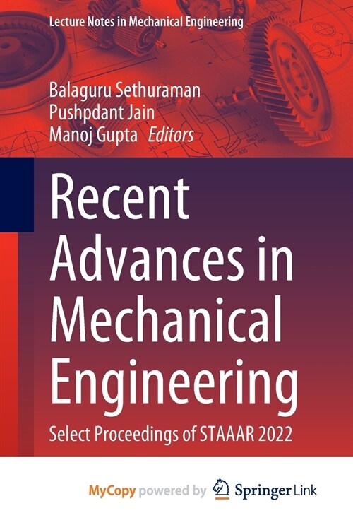Recent Advances in Mechanical Engineering (Paperback)