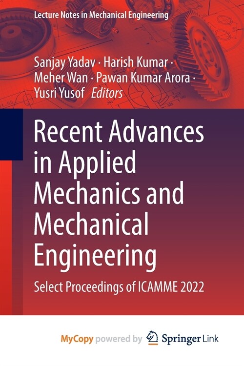 Recent Advances in Applied Mechanics and Mechanical Engineering (Paperback)