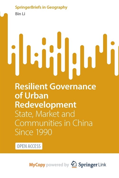 Resilient Governance of Urban Redevelopment (Paperback)