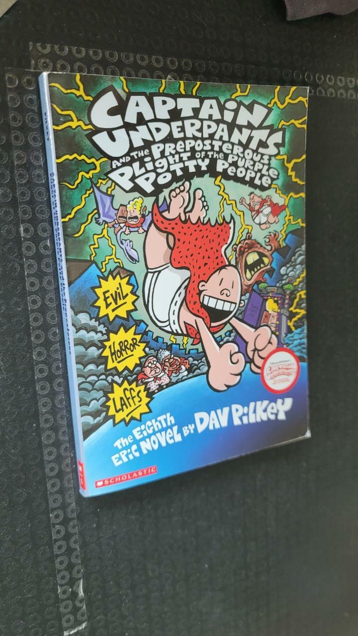 [중고] Captain Underpants and the Preposterous Plight of the Purple Potty People (Captain Underpants #8) (Paperback)