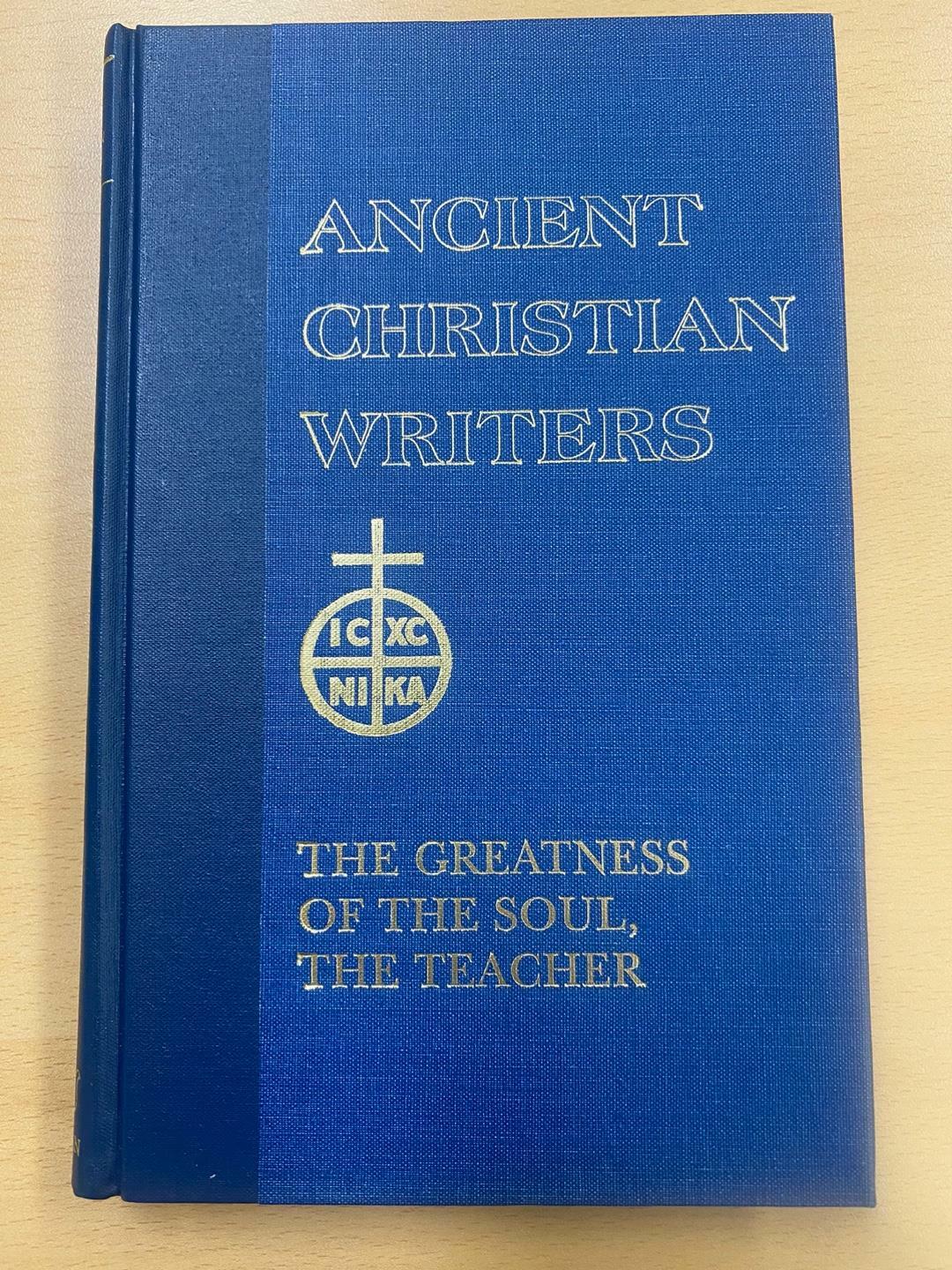 [중고] 09. St. Augustine: The Greatness of the Soul, the Teacher (Hardcover, Revised)