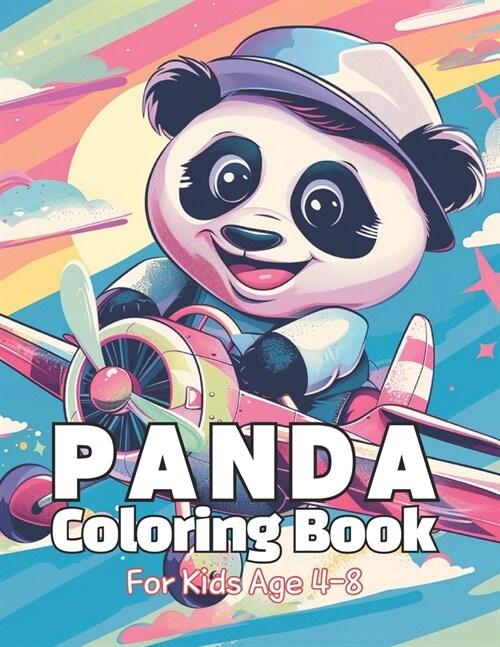 PANDA Coloring Book For Kids Age 4-8: 50 Shades of Pandas: A Coloring Book Featuring English Word (Paperback)