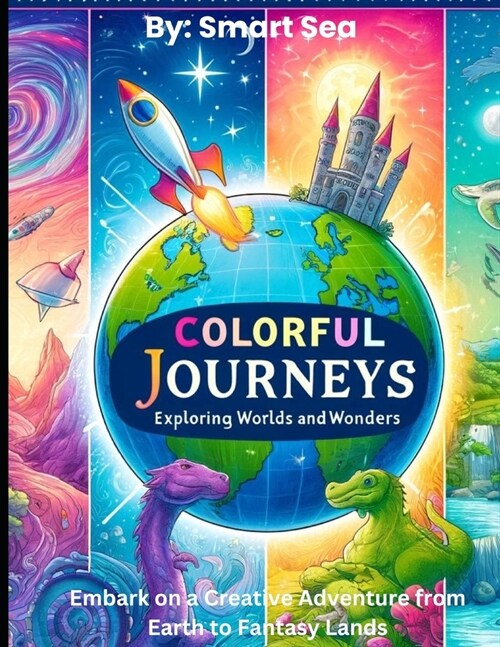 Colourful Journeys: Exploring Worlds and Wonders: Embark on a Creative Adventure from Earth to Fantasy Lands (Paperback)