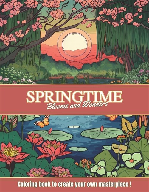 Springtime: Coloring book (Paperback)