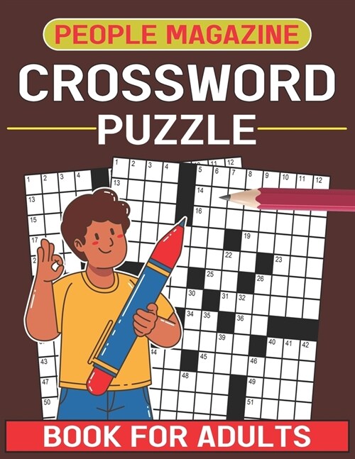 People Magazine Crossword Puzzle Book: For Adults, Engaging Puzzle with Solutions, Large Print for Easy Viewing! (Paperback)