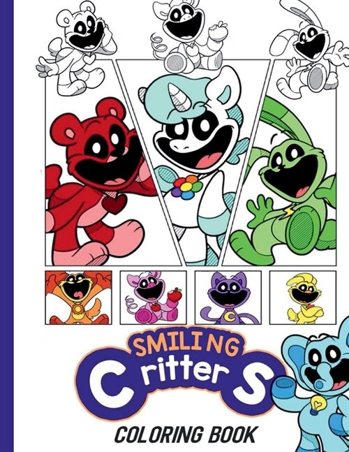 smiling critters coloring book: beautiful critters coloring pages for all fans (Paperback)