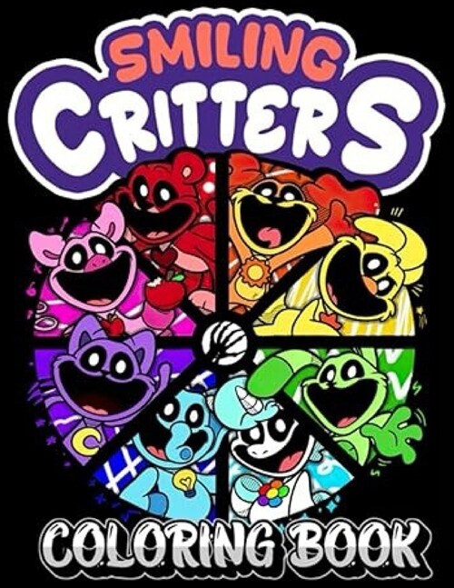Smilings Critters Coloring Book: Encourage Creativity with One-Sided JUMBO Coloring Pages for Children Kids Boys Girls Ages 2-4 4-8 6-12 8-12 (Paperback)