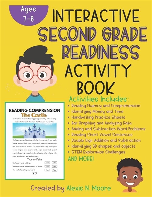 Interactive 2nd Grade Readiness Activity Book (Paperback)